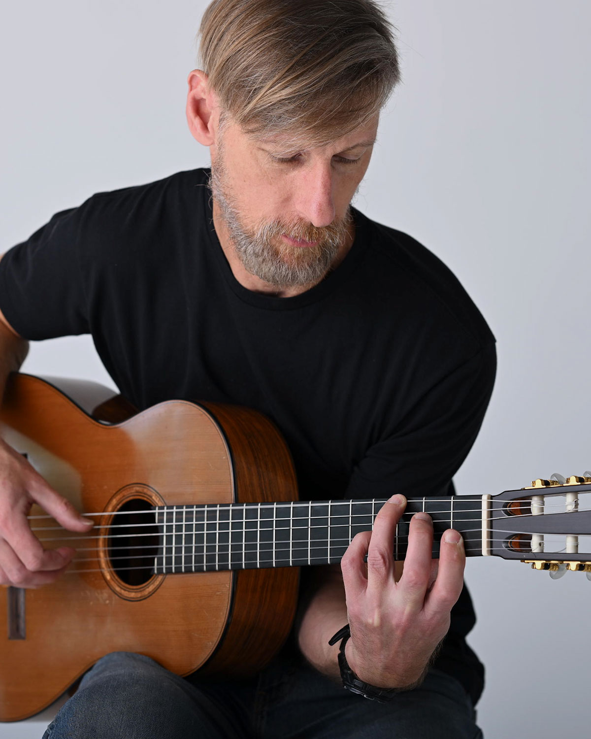 Rob Andrew with the Brent Curtis Band